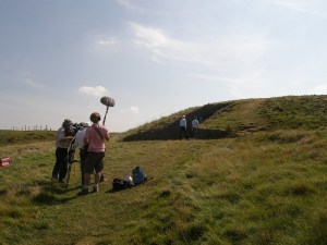 Filming for the BBC Hidden Histories programme